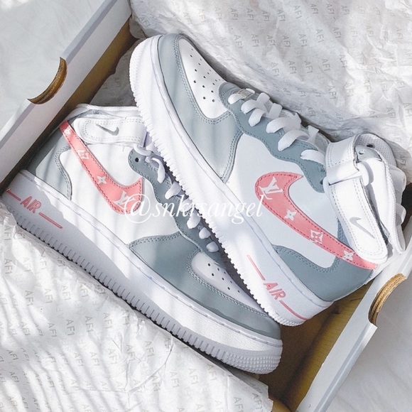 Nike custom air force 1 mid sneakers - Picture 2 of 3